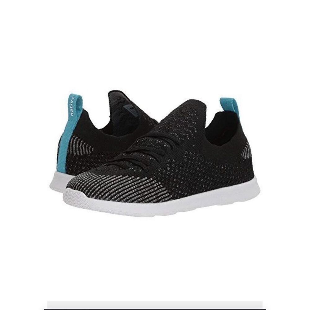 Native AP Mercury Liteknit-Jiffy Black/Shell White Unisex C6.5 Toddler Kids Shoe